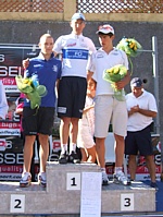 Il podio: 1 Davide Belletti - 2 Omar Asti - 3 Andrea Rocca