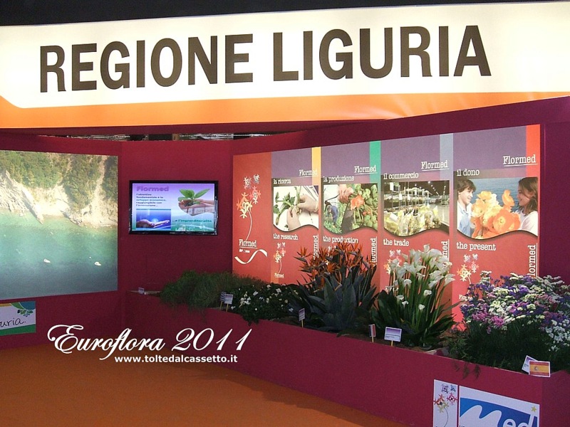 EUROFLORA 2011 - Spazio espositivo della Regione Liguria