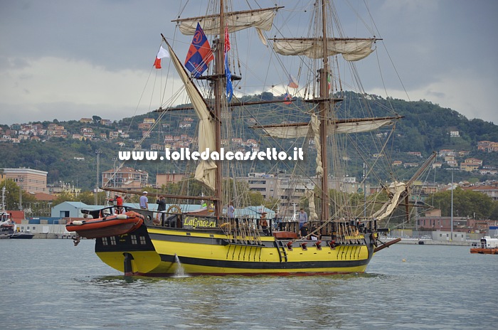 LA SPEZIA (Festa della Marineria 2013) - Il brigantino La Grace della Repubblica Ceca ha vinto la Lycamobile Mediterranean Tall Ships Regatta 2013