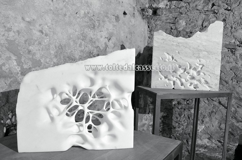 TORANO (Notte e Giorno 2018) - Sculture in marmo di Selene Frosini