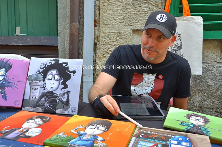 NUVOLE A MONTEREGGIO (Edizione 2023) - Il fumettista David Bigotti, in arte Bigo