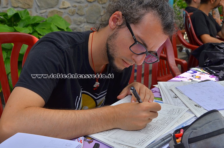 NUVOLE A MONTEREGGIO (Edizione 2023) - L'illustratore e fumettista Piero Bulzoni di Slowcomix