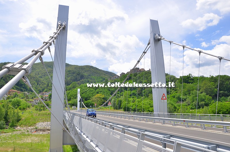 MULAZZO - Il nuovo ponte sul torrente Mangiola (vista da est verso ovest)