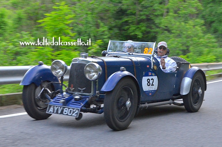 MILLE MIGLIA 2018 - Aston Martin Le Mans del 1933 (num. 82)