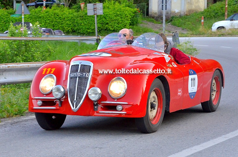 MILLE MIGLIA 2018 - Lancia Aprilia 1350 del 1937 (num. 111)