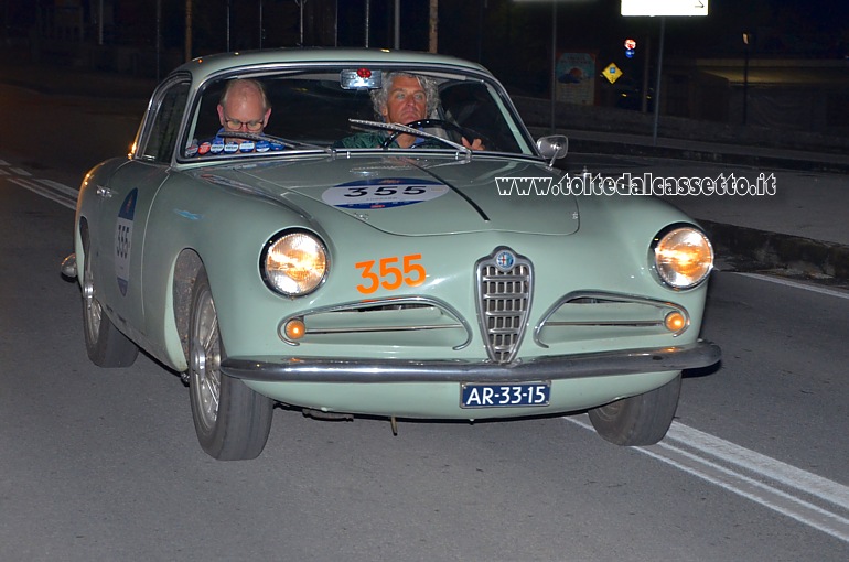 MILLE MIGLIA 2020 - Alfa Romeo 1900 C Super Sprint Touring anno 1956 (Equipaggio: Carl Hhner e Arjen Schepen - Numero di gara: 355)
