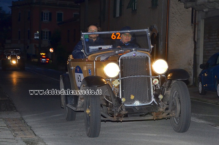 MILLE MIGLIA 2020 - Fiat 514 S del 1931 (Equipaggio: Michele Fabio Bellini e Fabrizio Francesco Bellini - Numero di gara: 62)