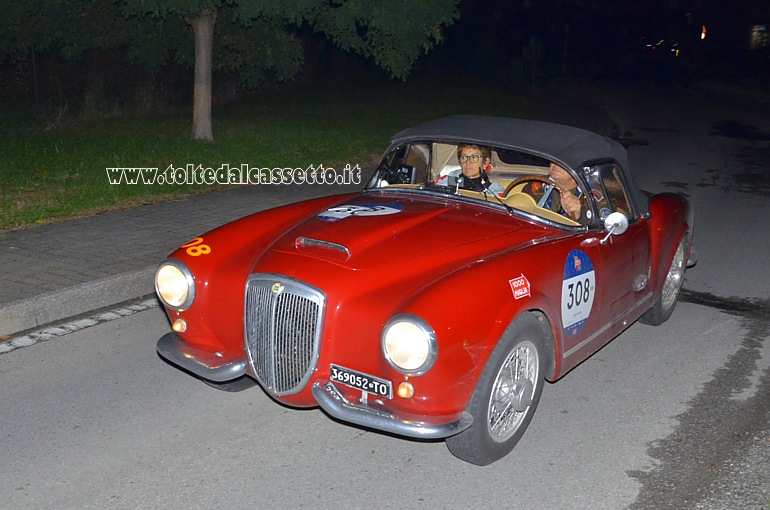 MILLE MIGLIA 2020 - Lancia Aurelia B24 Spider anno 1955 (Equipaggio: Mario Boglioli e Enrica Pezzia - Numero di gara: 308)