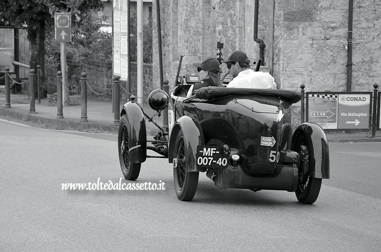 MILLE MIGLIA 2021 - Bugatti T40 anno 1929 (Equipaggio: Andrea Ferrari e Angelica Cesarini - Numero di gara: 50)