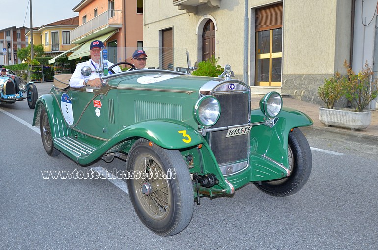 MILLE MIGLIA 2021 - OM 665 SMM Superba 2000 anno 1929 (Equipaggio: Gianni Morandi e Marco Morosinotto - Numero di gara: 3)
