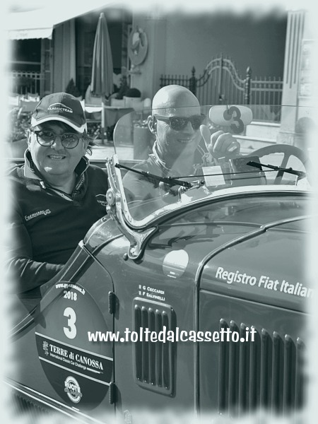 GRAN PREMIO TERRE DI CANOSSA 2018 (Lerici) - Fiat 514 MM anno 1930 degli italiani Salvinelli e Ceccardi (numero di gara 3 - Scuderia Classic Team Eberhard)