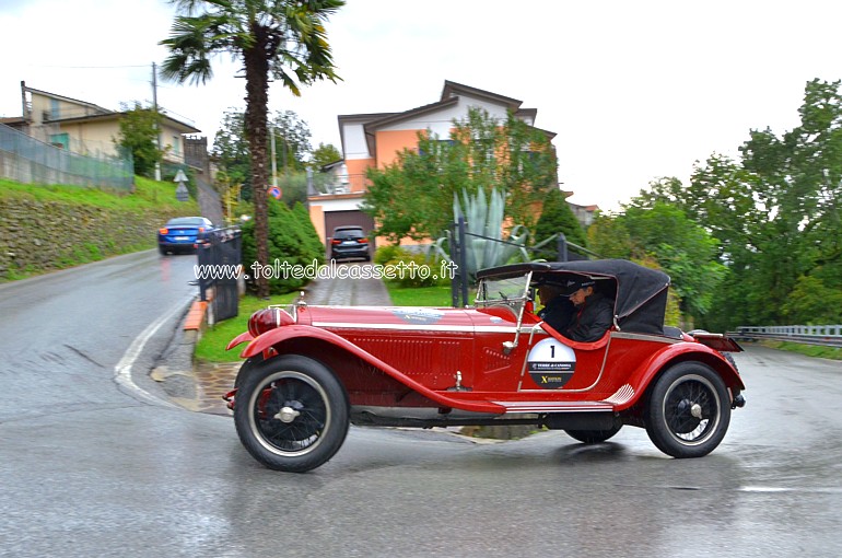 GRAN PREMIO TERRE DI CANOSSA 2020 - Alfa Romeo 6C 1750 SS Zagato anno 1929 (Equipaggio: Aliverti e Valente - Scuderia: CMAE Squadra Corse - Numero di gara: 1)