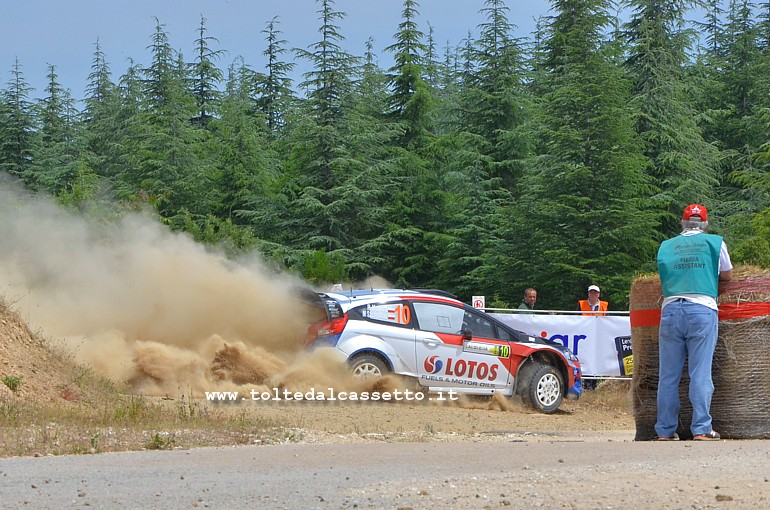 RALLY ITALIA SARDEGNA 2014 - I polacchi Robert Kubica e Maciej Szczepaniak su Ford Fiesta RS WRC (n.10) hanno terminato la gara all'ottavo posto della classifica generale