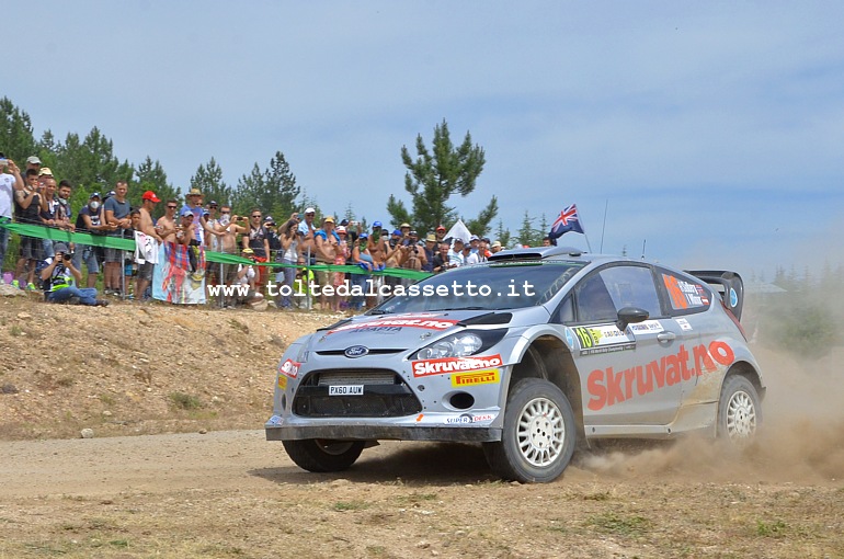 RALLY ITALIA SARDEGNA 2014 - Henning Solberg (NOR) e Ilka Minor (AUT) su Ford Fiesta RS WRC (n.16) sono arrivati settimi nella classifica generale