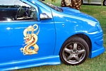TUNING - Portiera di Fiat Punto con disegno di un drago