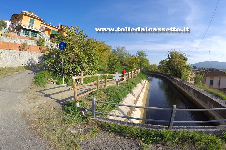 CANALE LUNENSE (Pista Ciclabile) - Incrocio con strada comunale a Ponzano Magra