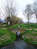 Canale irriguo nella campagna di Sarzana