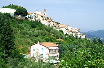 FOLLO - Panorama della frazione Tivegna