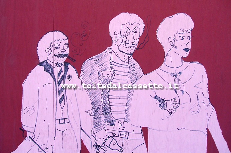 PIETRASANTA - In citt si possono trovare anche dipinti stile "Street Art"