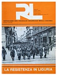 RL del marzo 1974 (Notiziario del Consiglio Regionale della Liguria) - In copertina la fotografia di prigionieri tedeschi scortati dai partigiani (Genova - Via XX Settembre - 25 aprile 1945)