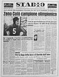 STADIO del 17 febbraio 1952 - L'abetonese Zeno Col  campione olimpico