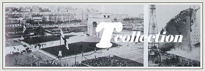 GENOVA (1931) - Nelle immagini l'inaugurazione Monumento ai Caduti in Piazza della Vittoria e il varo del transatlantico "Rex", nave ammiraglia della flotta passeggeri italiana (archivio "Il Secolo XIX")