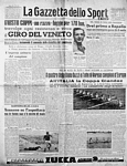 LA GAZZETTA DELLO SPORT del 1 settembre 1947 - Fausto Coppi vince il Giro del Veneto